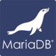Mariadb logo reverse wht text square web 072315 4